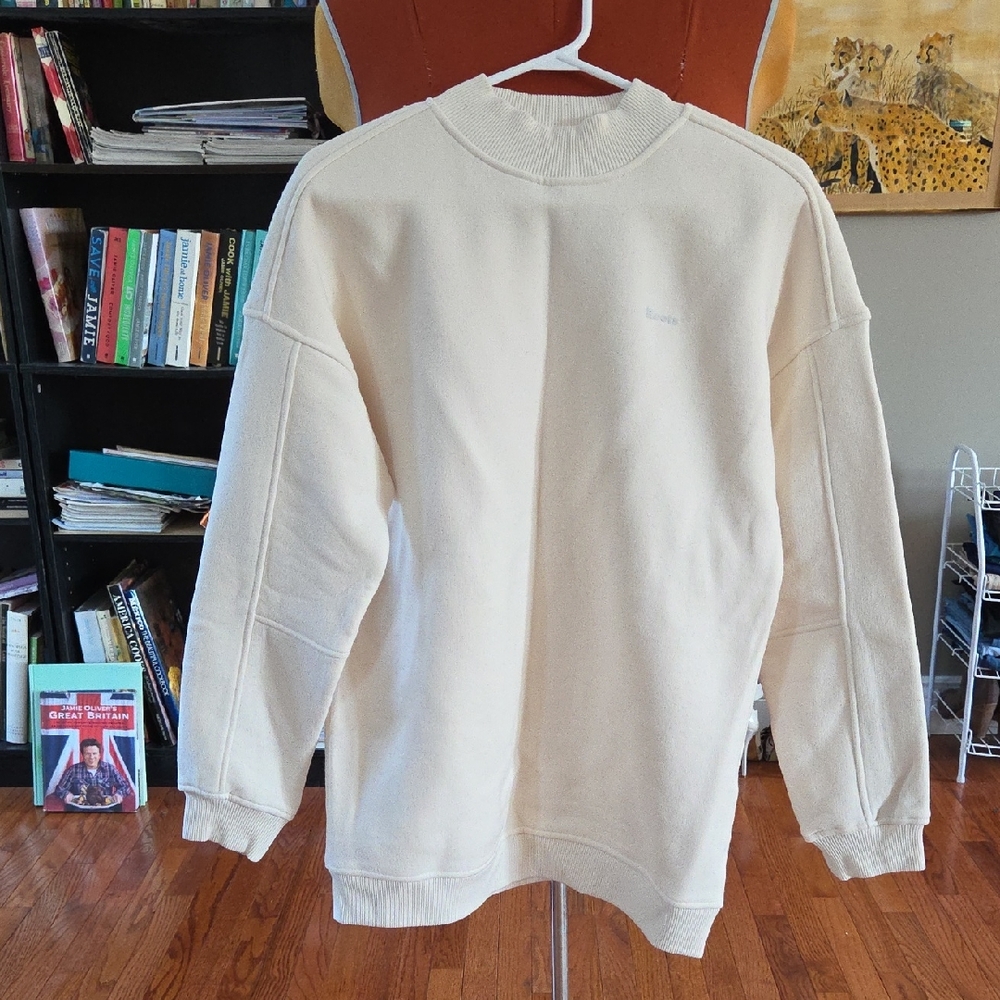 Roots Women's Cream Crew Neck Sweater